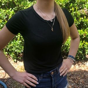 Black short sleeve Tee